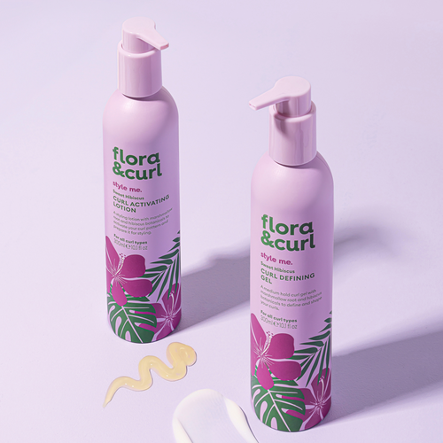 Styling kit for curly hair from Flora & Curl.